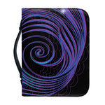 Dark Aquarius Zodiac Sign Print Leather Bible Cover