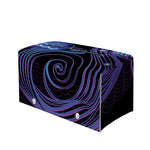 Dark Aquarius Zodiac Sign Print Leather Tissue Box Cover