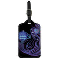 Dark Aquarius Zodiac Sign Print Luggage Tag