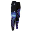 Dark Aquarius Zodiac Sign Print Men's Compression Pants