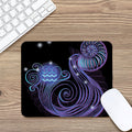 Dark Aquarius Zodiac Sign Print Mouse Pad