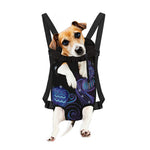 Dark Aquarius Zodiac Sign Print Pet Carrier Backpack