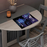 Dark Aquarius Zodiac Sign Print Placemat