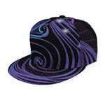 Dark Aquarius Zodiac Sign Print Snapback Cap