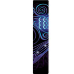 Dark Aquarius Zodiac Sign Print Table Runner