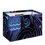 Dark Aquarius Zodiac Sign Print Utility Tote Bag