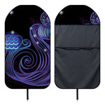 Dark Aquarius Zodiac Sign Print Waterproof Car Seat Cover