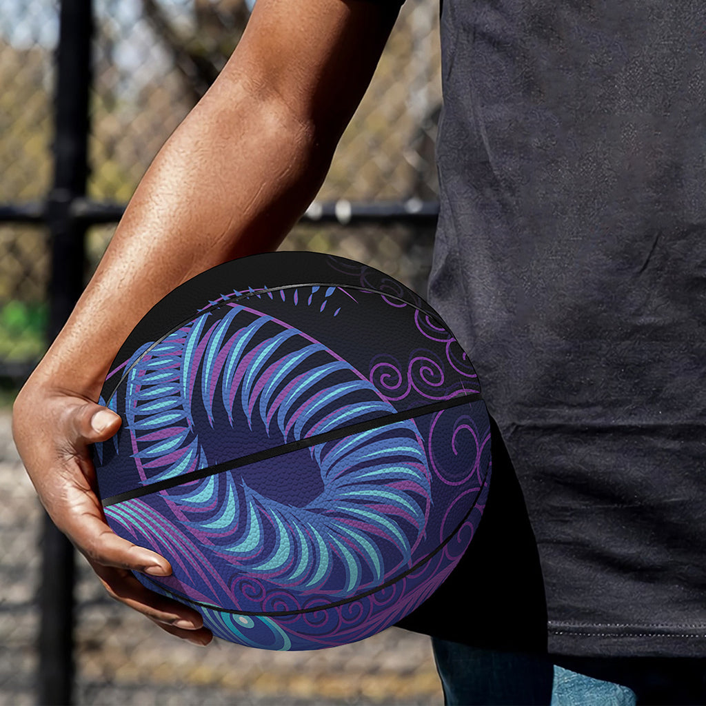 Dark Aries Zodiac Sign Print Basketball