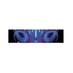 Dark Aries Zodiac Sign Print Bed Runner