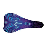 Dark Aries Zodiac Sign Print Bicycle Seat Cover