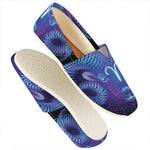 Dark Aries Zodiac Sign Print Casual Shoes