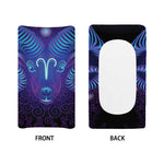 Dark Aries Zodiac Sign Print Changing Pad Cover