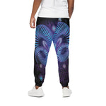 Dark Aries Zodiac Sign Print Cotton Pants