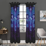 Dark Aries Zodiac Sign Print Curtain