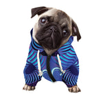 Dark Aries Zodiac Sign Print Dog Zip Up Hoodie