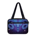 Dark Aries Zodiac Sign Print Double Strap Bible Bag