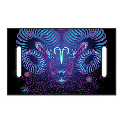 Dark Aries Zodiac Sign Print Golf Cart Seat Cover