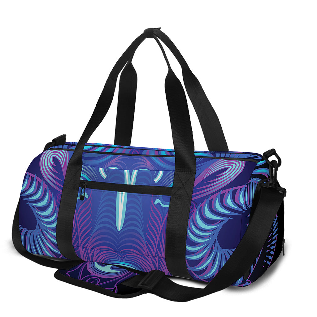 Dark Aries Zodiac Sign Print Gym Bag