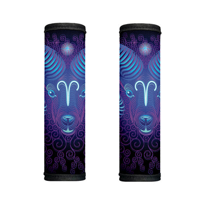 Dark Aries Zodiac Sign Print Handle Covers