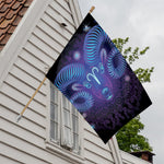 Dark Aries Zodiac Sign Print House Flag