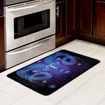 Dark Aries Zodiac Sign Print Kitchen Mat