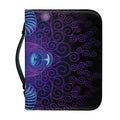 Dark Aries Zodiac Sign Print Leather Bible Cover