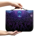 Dark Aries Zodiac Sign Print Leather Bible Cover