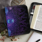 Dark Aries Zodiac Sign Print Leather Bible Cover