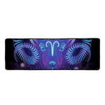 Dark Aries Zodiac Sign Print Long Kitchen Mat