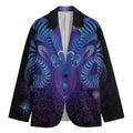 Dark Aries Zodiac Sign Print Men's Blazer