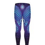 Dark Aries Zodiac Sign Print Men's leggings