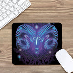 Dark Aries Zodiac Sign Print Mouse Pad