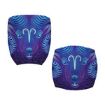 Dark Aries Zodiac Sign Print Office Chair Cover