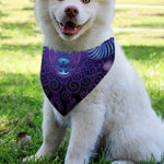 Dark Aries Zodiac Sign Print Over The Collar Dog Bandana