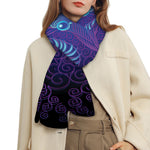 Dark Aries Zodiac Sign Print Scarf