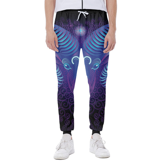 Dark Aries Zodiac Sign Print Scuba Joggers