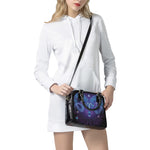 Dark Aries Zodiac Sign Print Shoulder Handbag
