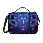 Dark Aries Zodiac Sign Print Shoulder Strap Bible Bag