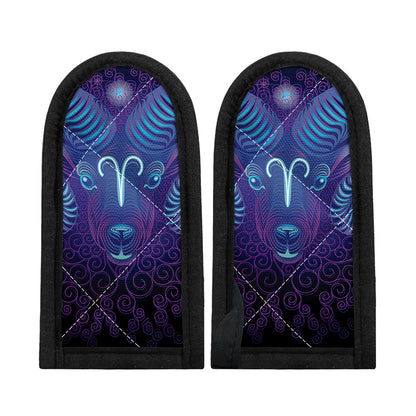 Dark Aries Zodiac Sign Print Skillet Handle Cover