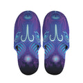 Dark Aries Zodiac Sign Print Slippers