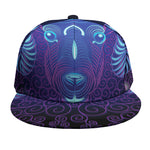 Dark Aries Zodiac Sign Print Snapback Cap