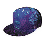 Dark Aries Zodiac Sign Print Snapback Cap
