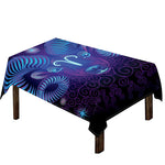 Dark Aries Zodiac Sign Print Tablecloth