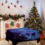 Dark Aries Zodiac Sign Print Tablecloth