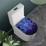 Dark Aries Zodiac Sign Print Toilet Lid Cover