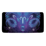 Dark Aries Zodiac Sign Print Towel