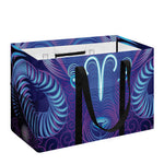 Dark Aries Zodiac Sign Print Utility Tote Bag