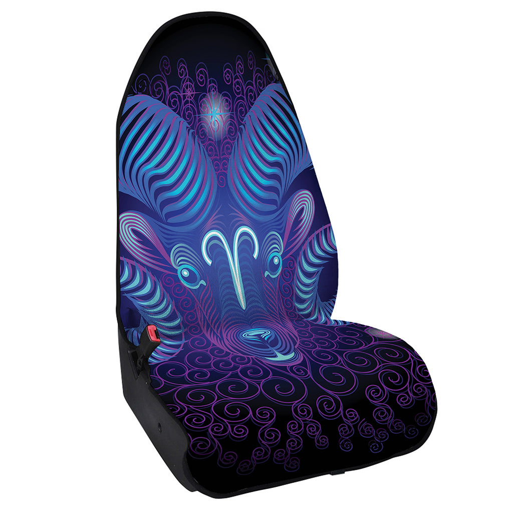 Dark Aries Zodiac Sign Print Waterproof Car Seat Cover