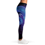 Dark Aries Zodiac Sign Print Women's Leggings