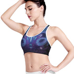 Dark Aries Zodiac Sign Print Women's Sports Bra
